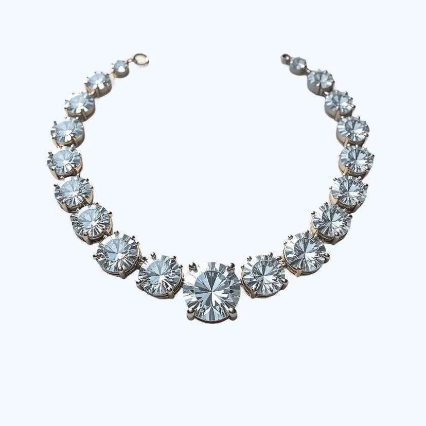 Колье Orféa из серебра с феанитами с позолотой
